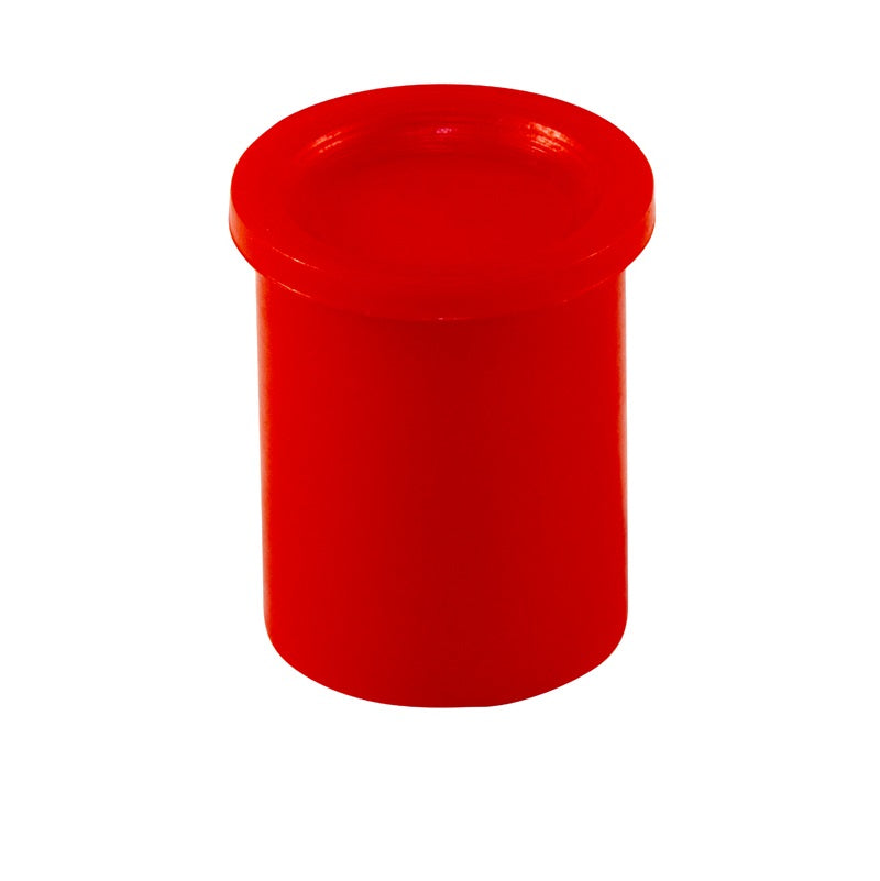 FLANGED PIPE CAP F/3/4" THRD RC-12-10 RED LDPE