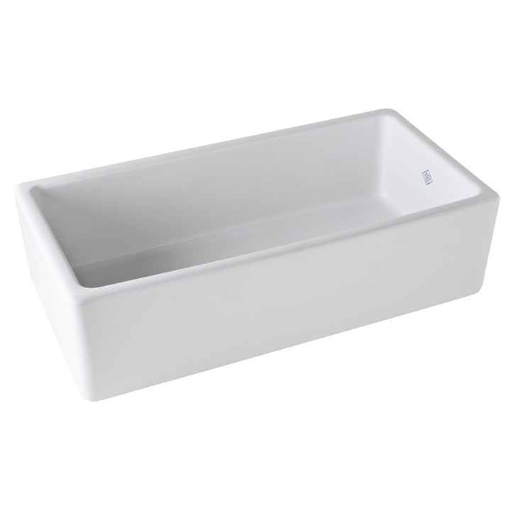 Shaws Original 36x18x10" Fireclay Kitchen Sink in White