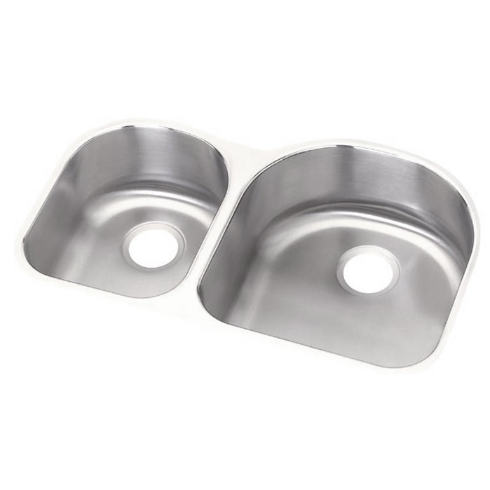 Dayton 31-1/4x20x8" Stainless Steel 40/60 Double Bowl Sink