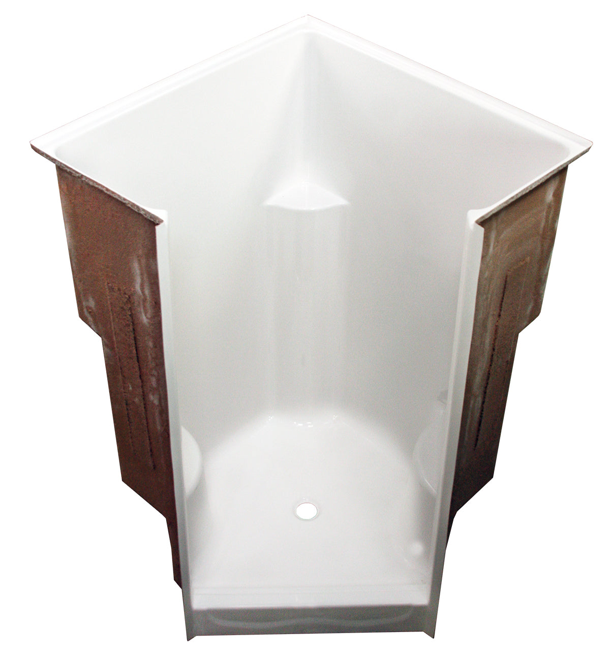 AcrylX Shower 49x49x78-3/4" White With Seats