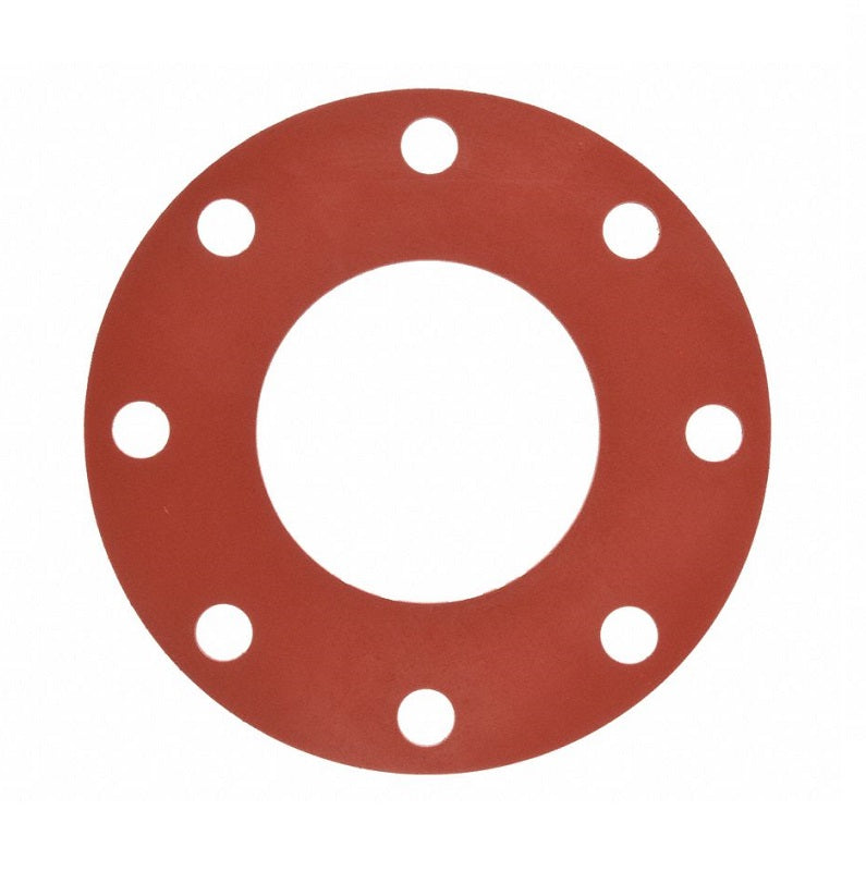 Gasket 5" Red Rubber Full Face Class 125/150 1/16" Thick