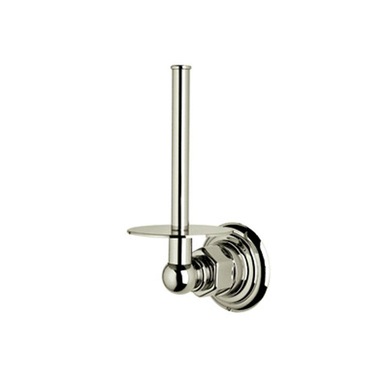 Country Spare Toilet Paper Roll in Satin Nickel
