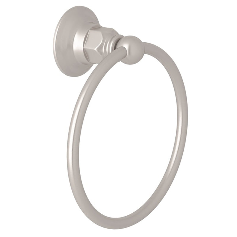Country Bath 6-1/4" Towel Ring in Satin Nickel