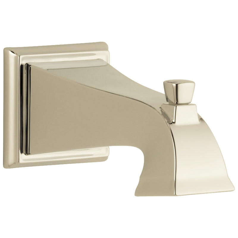 Dryden 7-1/2" Tub Spout w/Pull-Up Diverter in Polished Nickel