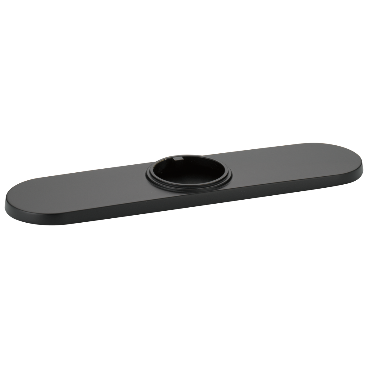 Brizo Optional 10" Three Hole Escutcheon in Matte Black