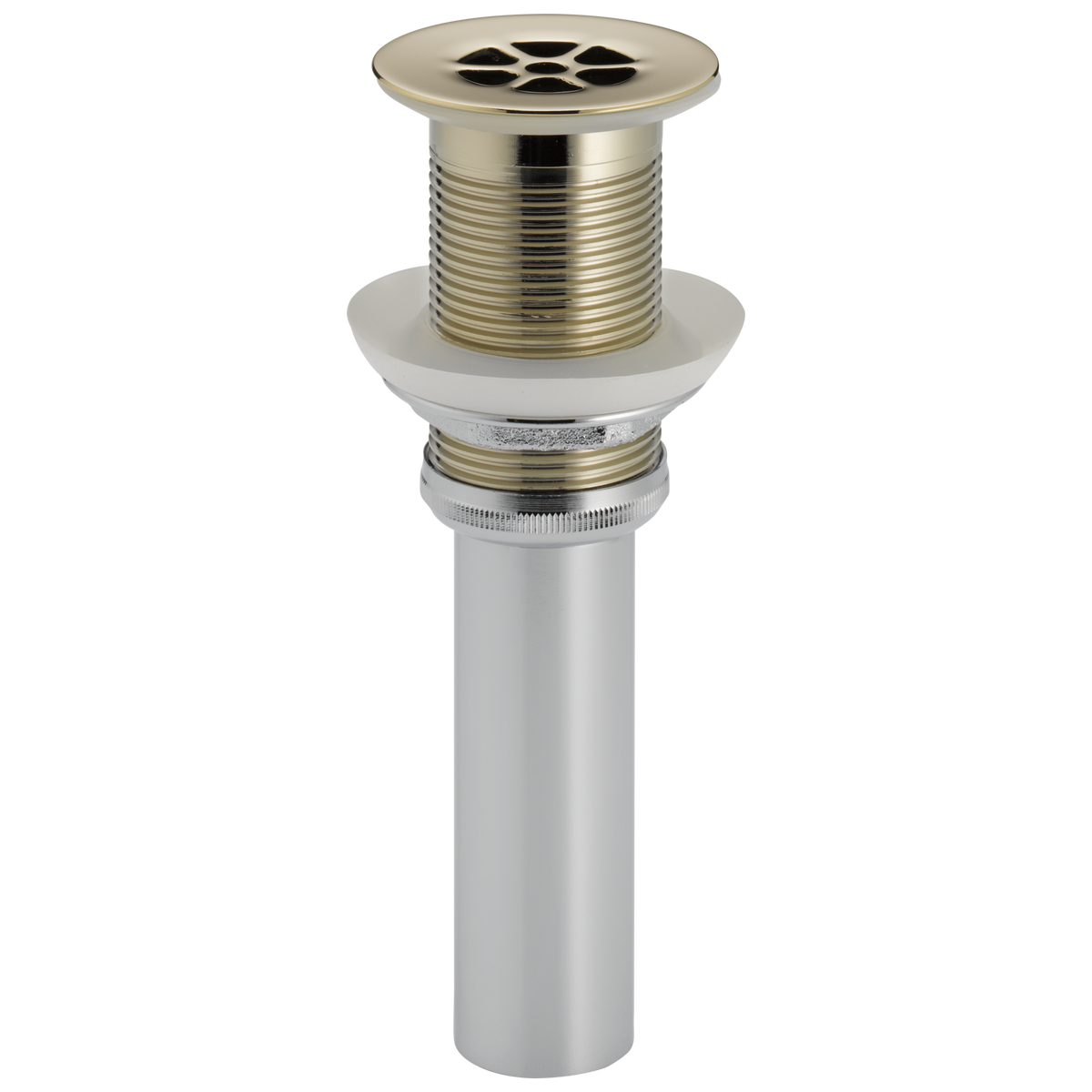 Brizo 2-3/8" Grid Strainer Drain, No Overflow in Pol. Nickel