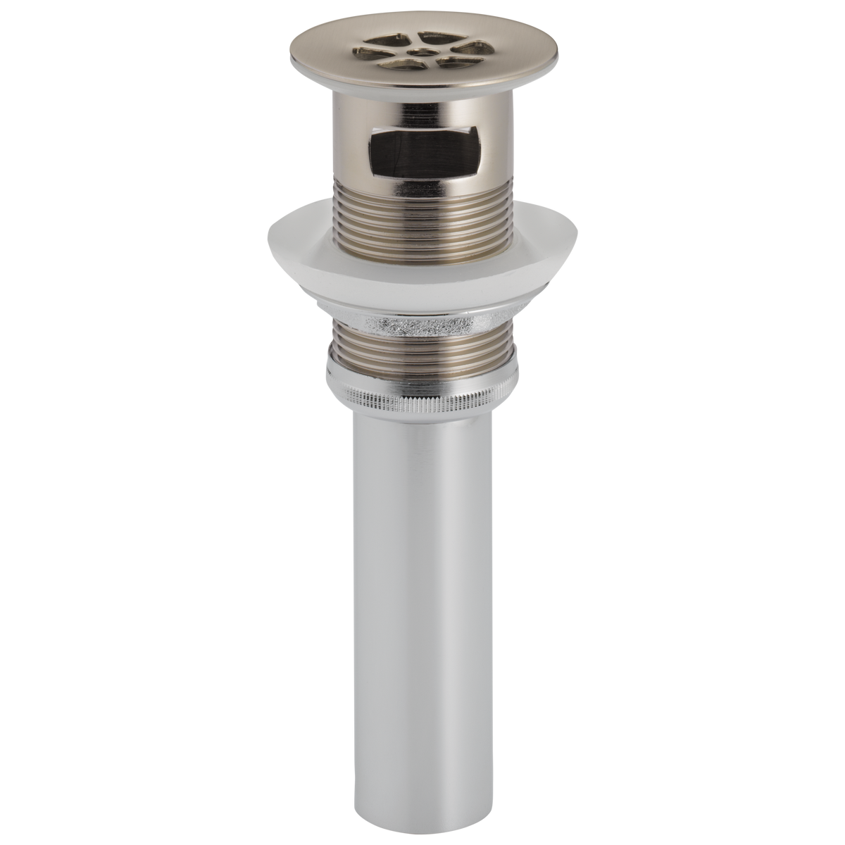 Brizo 2-3/8" Grid Strainer Drain w/Overflow in Luxe Nickel