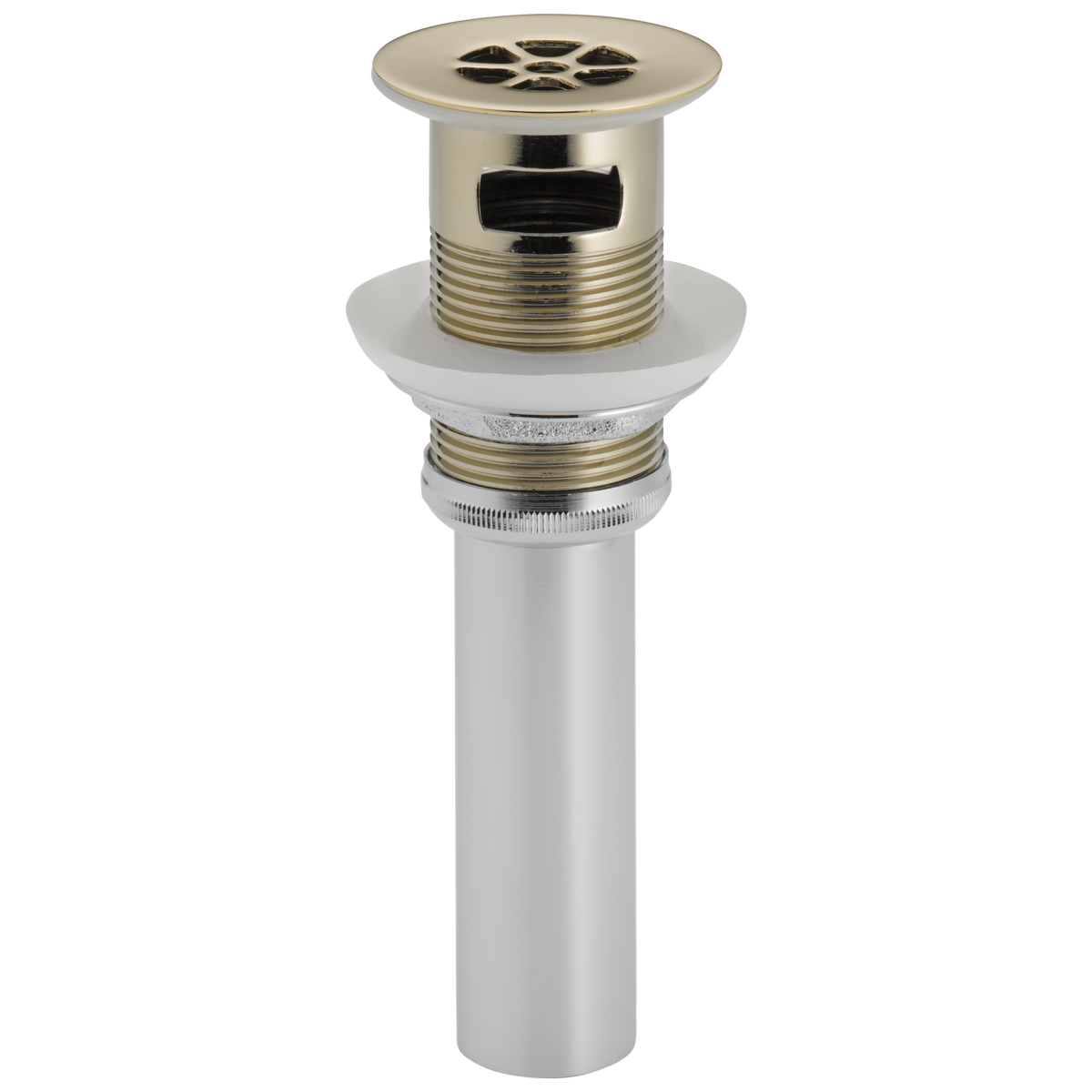 Brizo 2-3/8" Grid Strainer Drain w/Overflow in Pol. Nickel