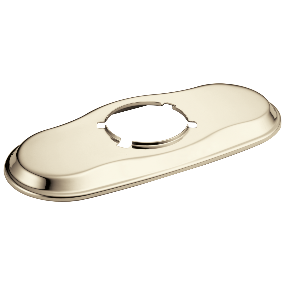 Rook 4" Escutcheon in Polished Nickel