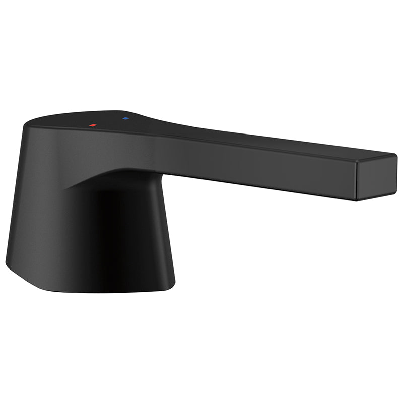 Zura Metal Lever Handle Kit w/Accent in Matte Black