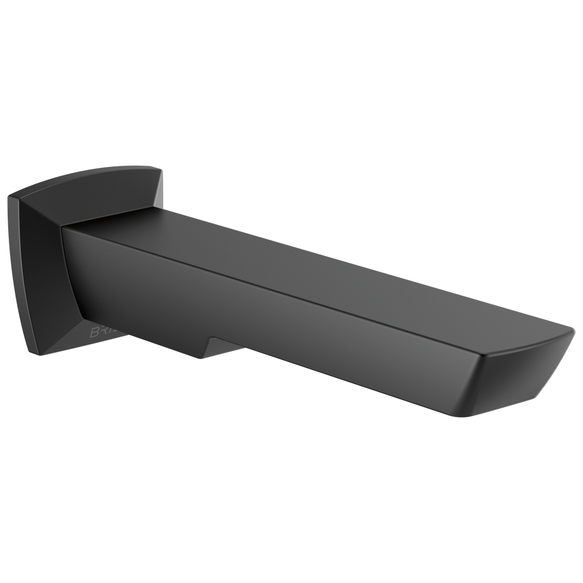 Vettis Non-Diverter Tub Spout in Matte Black