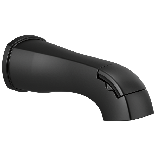 Stryke Diverter Tub Spout in Matte Black