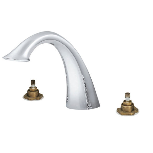 Catalina Tub Trim In Polished Chrome/Polishd Brass