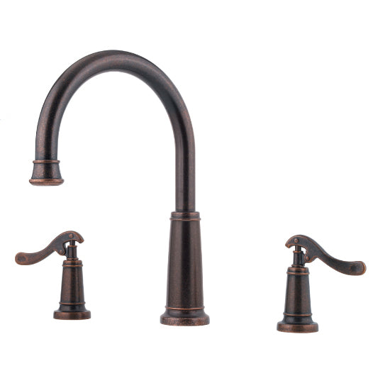 Ashfield Deck Mount Roman Tub Spout Trim Only Rustic Bronze