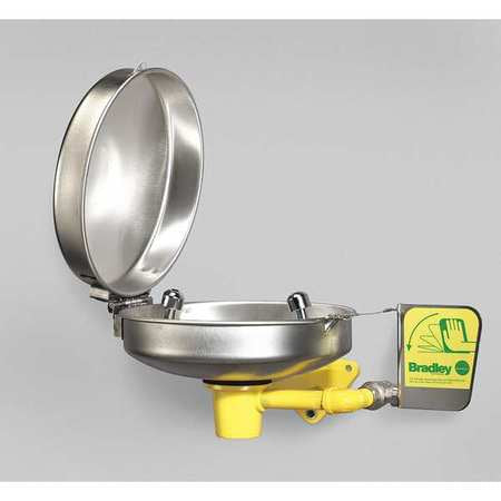 EYEWASH S19-220DC STAINLESS STEEL BOWL W/HINGED DUST COVER