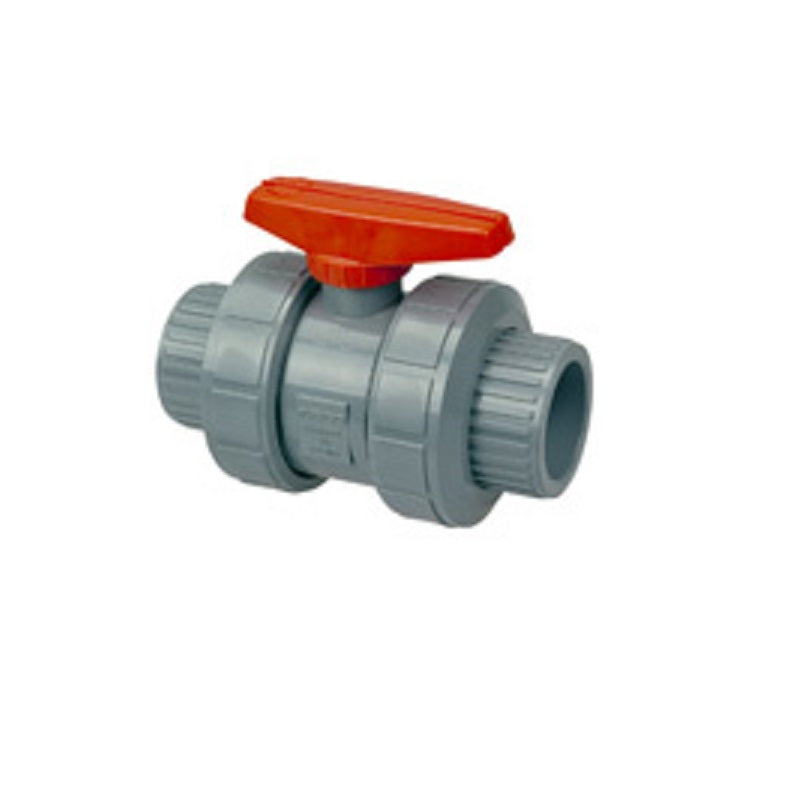 BALL VALVE 4 CPVC S51TB-V TRUE UNION, FKM O-RING
