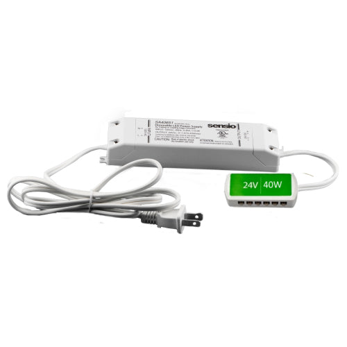 Driver 24V 40W Dimmable w/12 Port ML Block for Use w/Green Color Coded Products