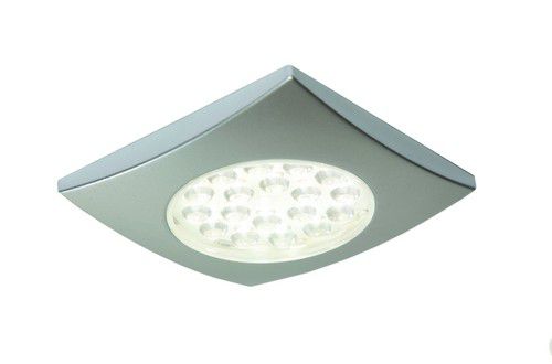 HD LED Square Surface Puck Light Cool White Aluminum