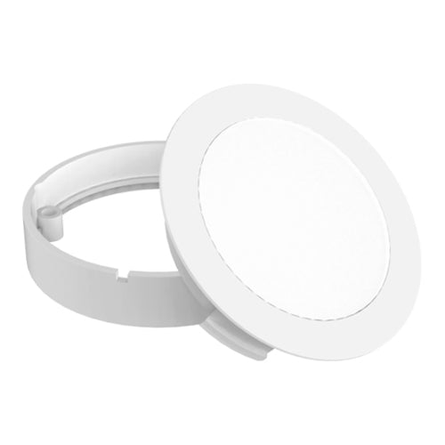 SLS LED Puck Light Kit Cool White 4 Pack Aluminum