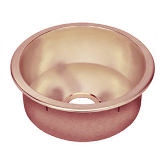 Specialty 16-1/4x16-1/4x7" Copper Single Bowl Bar Sink