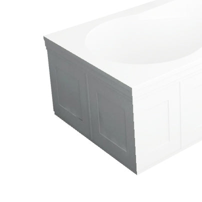 Brookfield 31-1/2x18" End Tub Skirt Panel in White