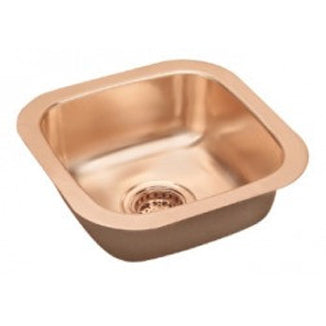 Specialty 16x18x7-1/2" Copper Single Bowl Bar Sink, Satin