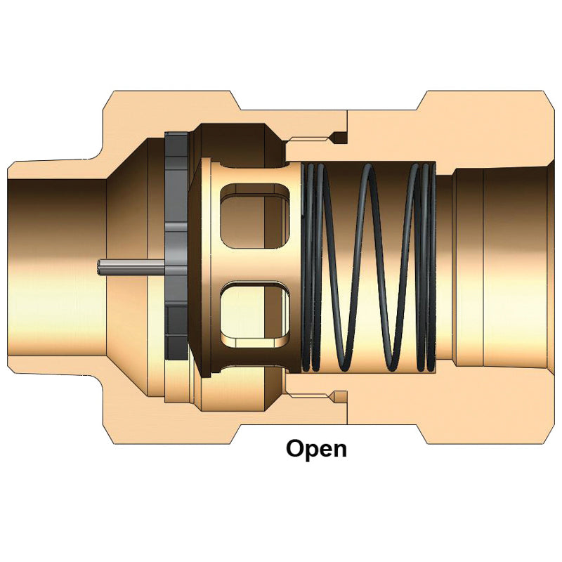 CHECK VALVE 1/2 BRS SCVM4 SAFETY - CUT-OFF FLOW 70 > 78 Max Pressure 350 PSI