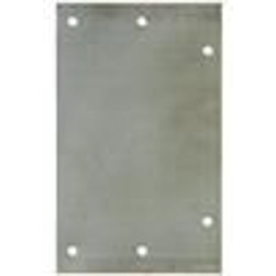 PLATE 3-1/2X6 STEEL SHIELD 539-6 - 16 GA - 6 NAIL HOLES