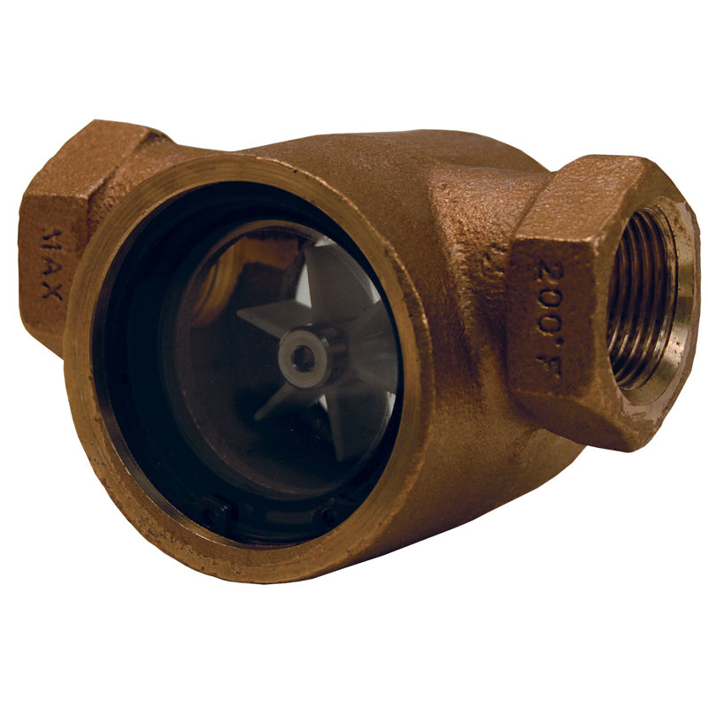 SIGHT FLOW INDICATOR 1/2 FNPT SF1631-050 - BRNZ