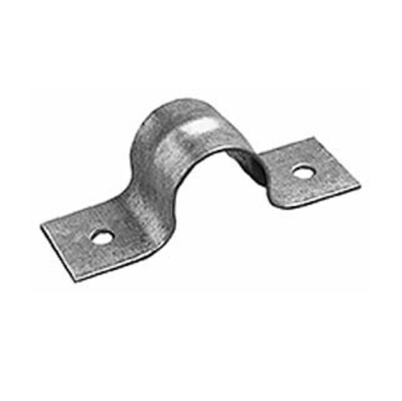 PIPE STRAP 4 GALVANIZED STEEL 2-HOLE 502-9PK - F/ IPS PIPE CUT-CASE
