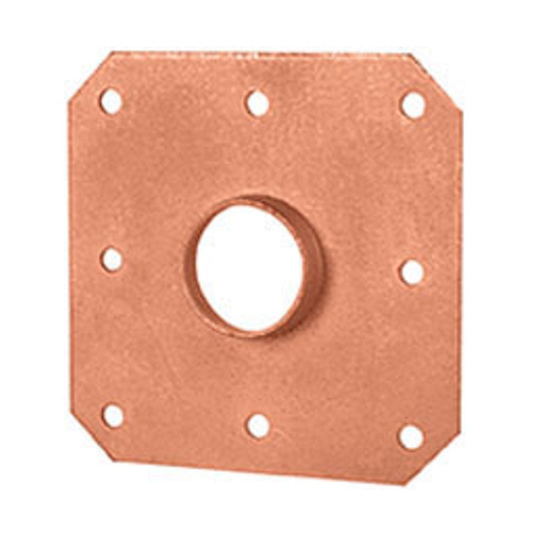 TUBE HANGER 1/2 COPPER PLATED STEEL 505-24 - SQUARE O STRAP