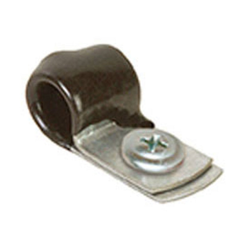 CLAMP 5/8 STEEL VINYL COATED 523-32 W/SCREW F/ 1/2 NOMINAL TUBE