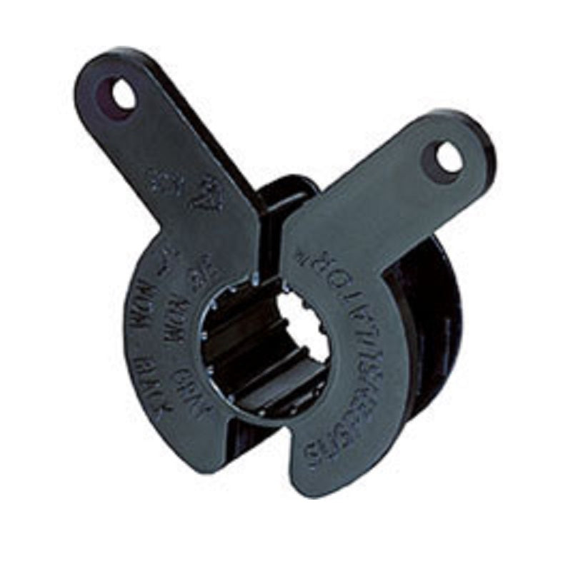 INSULATING CLAMP 1 POLYETHYLENE BLACK 558-E4 - TUBE SUSPENSION