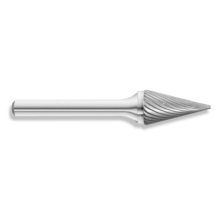 Carbide Bur SM-3 Double Cut, Pointed Cone