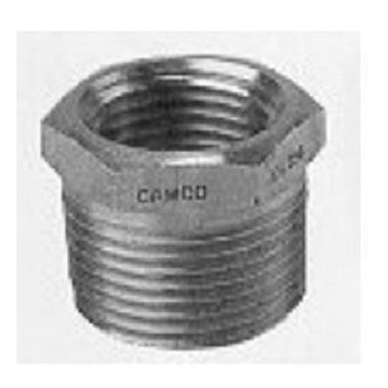 BUSHING 2X1/4 SS F304 HEX