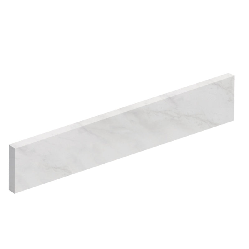 Side Splash Left Hand 19x4x3/4 White Carrara