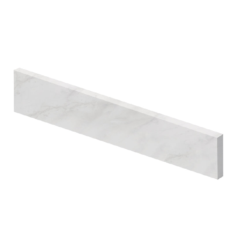 Side Splash Right Hand 22x4x3/4 White Carrara