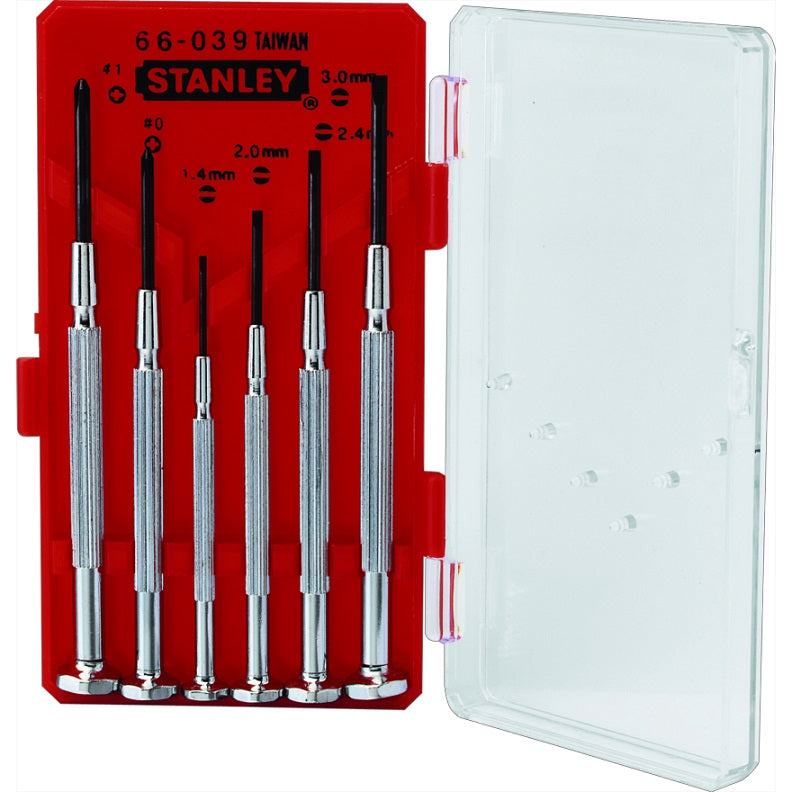 SCREWDRIVER SET 6PC 66-039 JEWELERS PRECISION