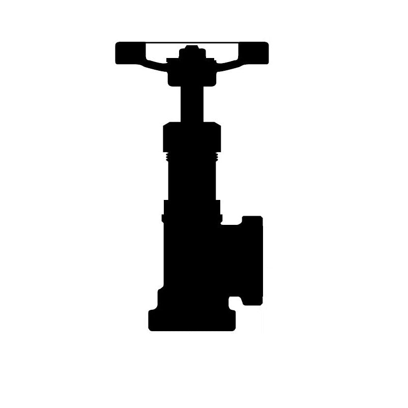 Angle Valve 3/4" Bronze Class 200 Threaded Needle Type Disc