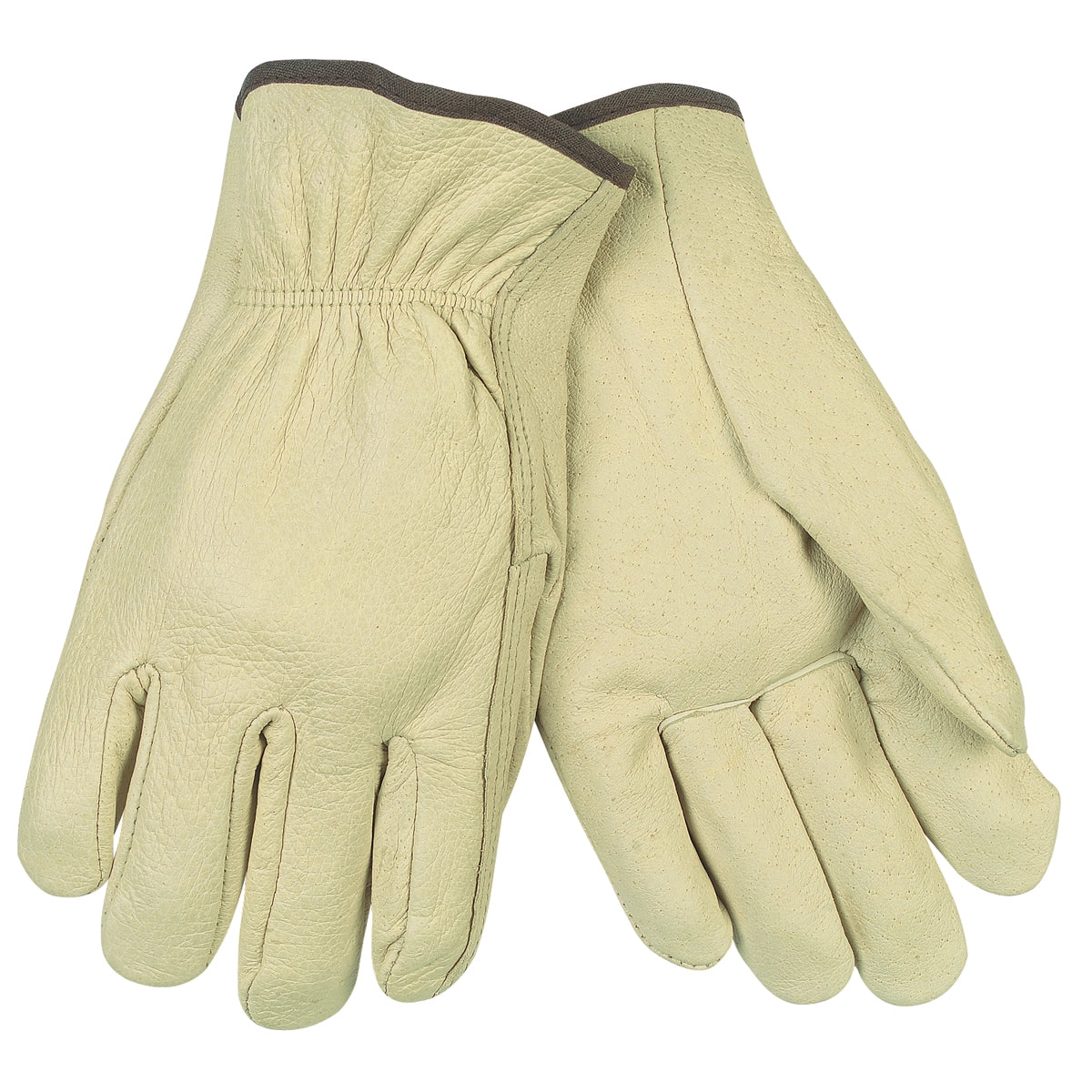 Pigskin Unlined Drivers Gloves Large w/Straight Thumb