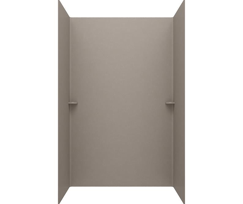 Swanstone Smooth Tub Wall Kit 60x33-1/2x60" in Clay