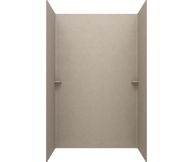Swanstone Smooth Tub Wall Kit 60x33-1/2x60" in Limestone