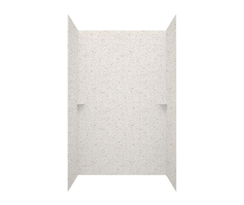 Subway Tile Glue Up Tub Wall Kit 34x62x72" in Bermuda Sand