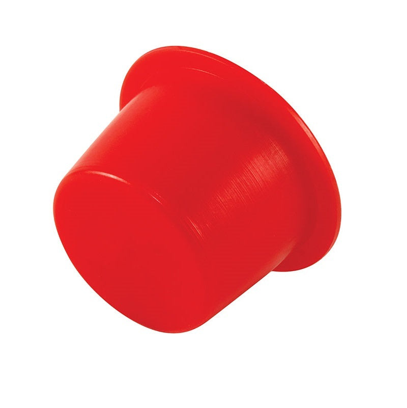 TAPERED CAP/PLUG 5" RED LDPE T-1079