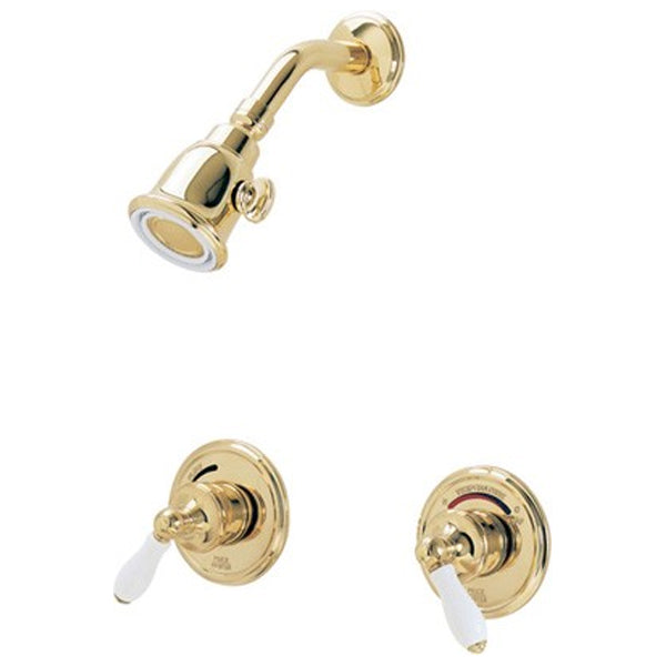 Savannah Shower Trim W/Single-Function Showerhead In Polished Brass