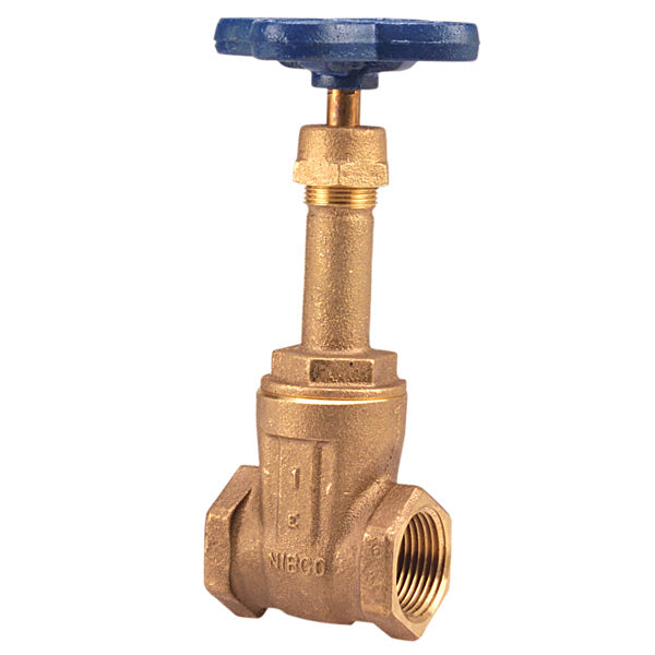 VALVE 1/2 BRASS GATE T111-L W/LOCKSHIELD & KEY