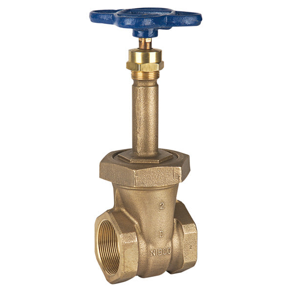 Gate Valve 3/4" Bronze Threaded Ends Class 150 Union Bonnet Rising Stem Solid Wedge Max Pressure 300 PSI CWP non-shock,150 PSI Saturated Steam