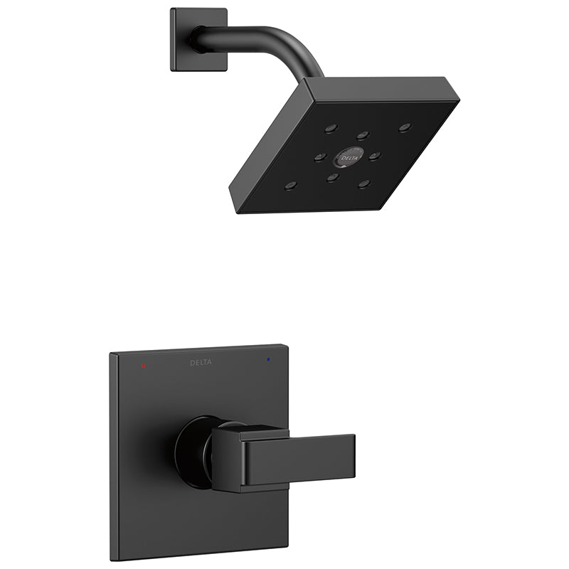 Ara Shower Trim W/Single-Function Showerhead In Matte Black