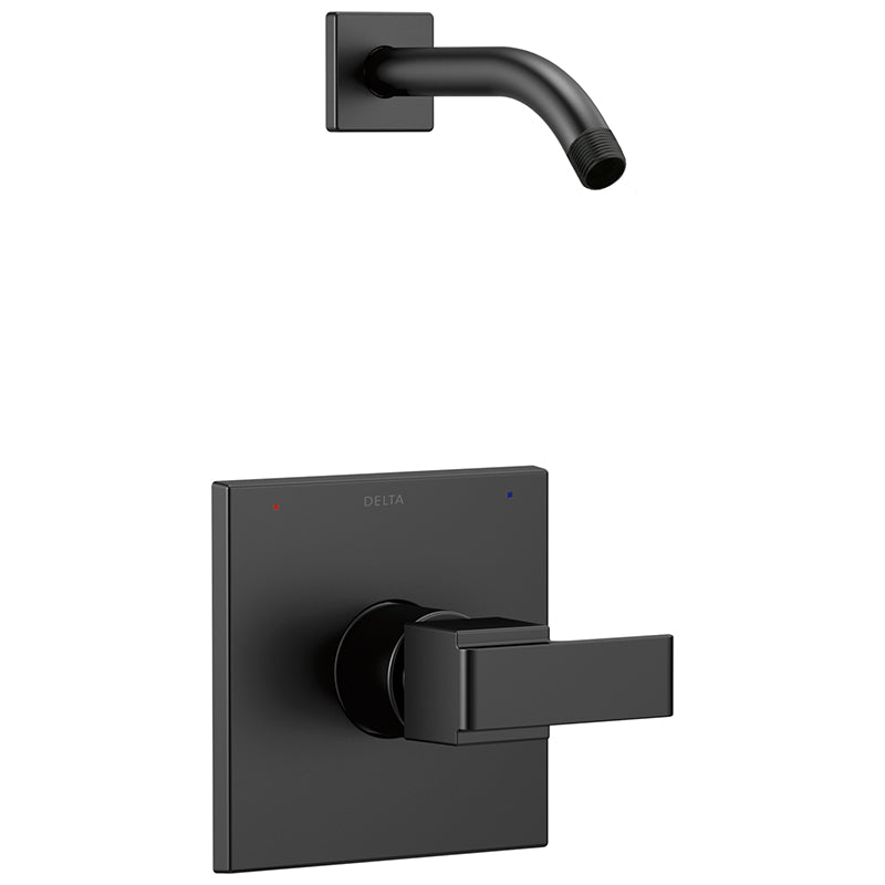Ara Shower Trim Less Showerhead In Matte Black