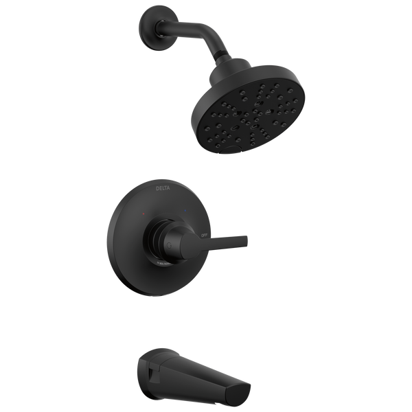 Galeon 14 Series Tub/Shower Trim In Matte Black